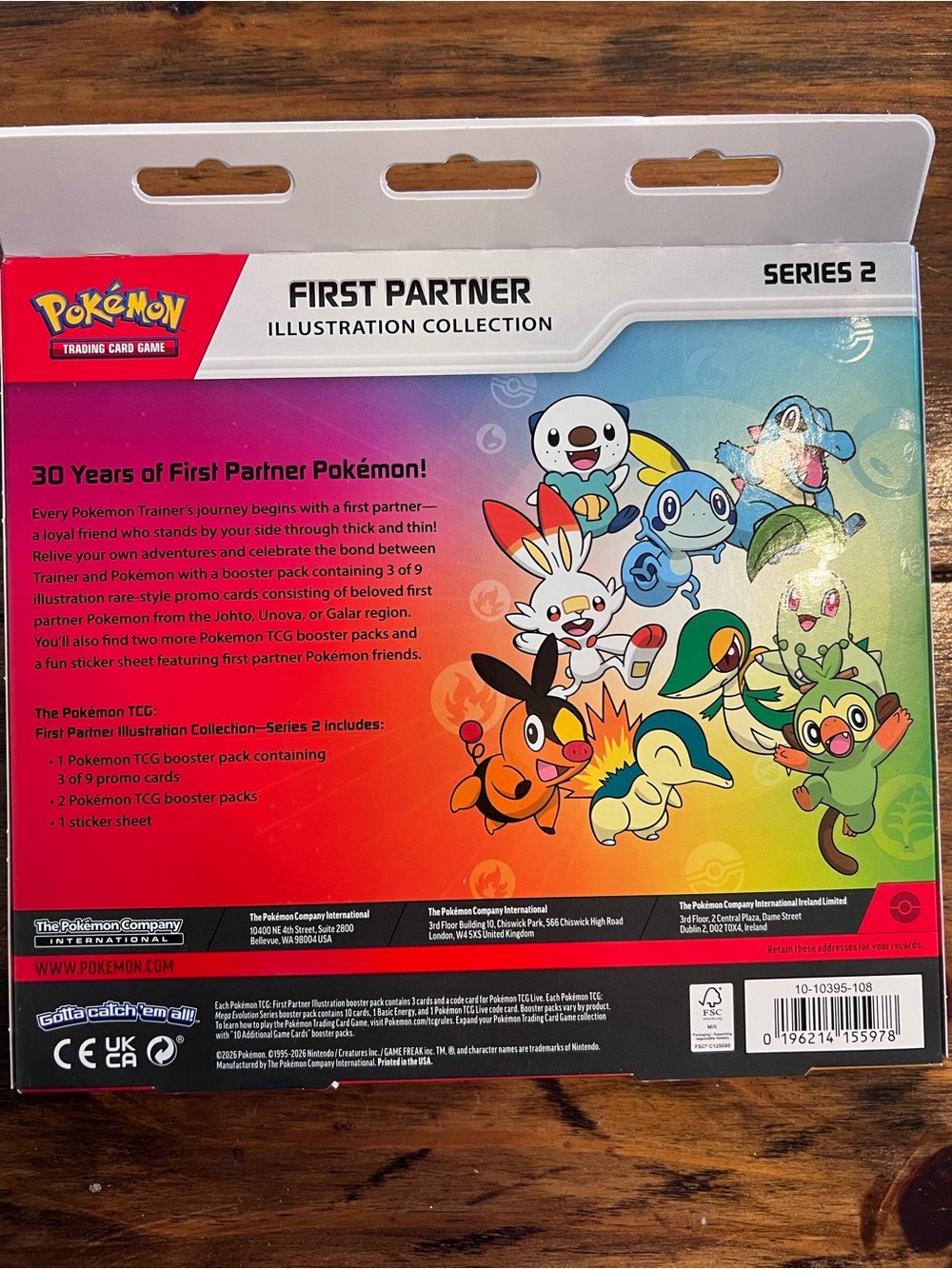 Authentic Sealed/New Pokemon First Partner Illustration Collection Series 2 - Picture 2 of 4